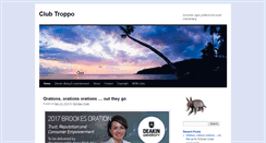 Desktop Screenshot of clubtroppo.com.au